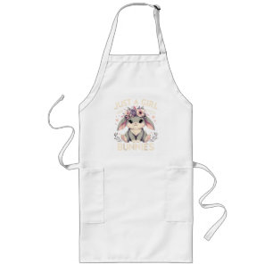 Just A Girl Who Loves Bunnies Long Apron