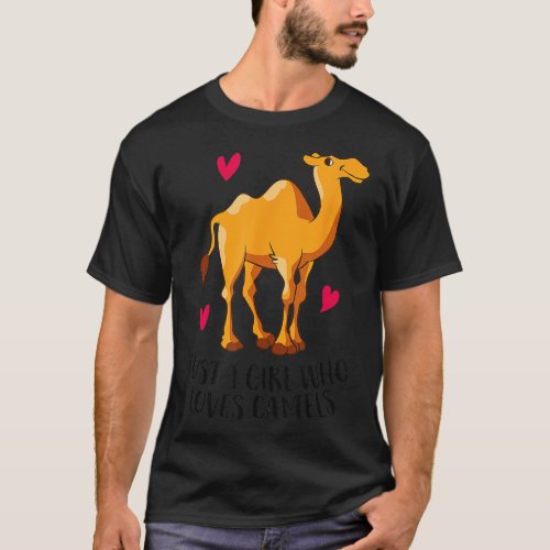 Just a Girl Who Loves Camels  T_Shirt