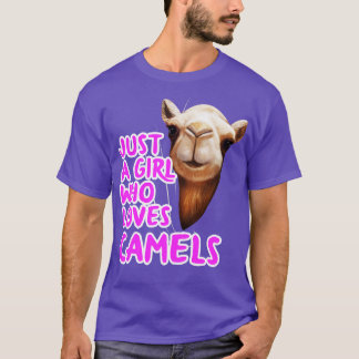 Just A Girl Who Loves Camels T-Shirt