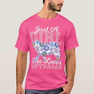 Just A Girl Who Loves Capybara T-Shirt