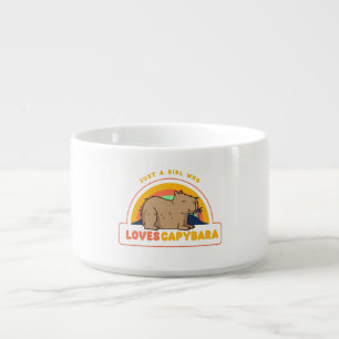 Just a Girl Who Loves Capybaras Bowl