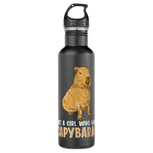 just a girl who loves capybaras Capybara Stainless Steel Water Bottle