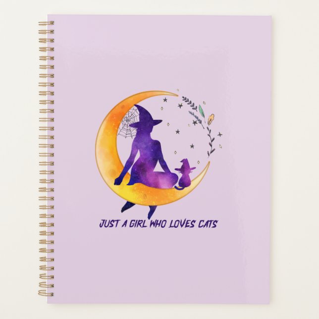 Just A Girl Who Loves Cat Planner (Front)