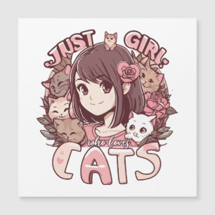 just a girl who loves cats