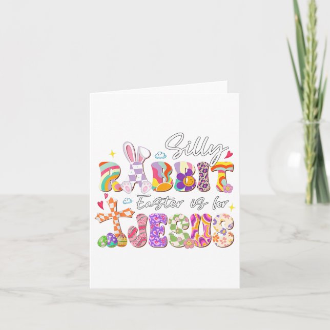 Just A Girl Who Loves Cats And Jesus Funny Animal  Card (Front)