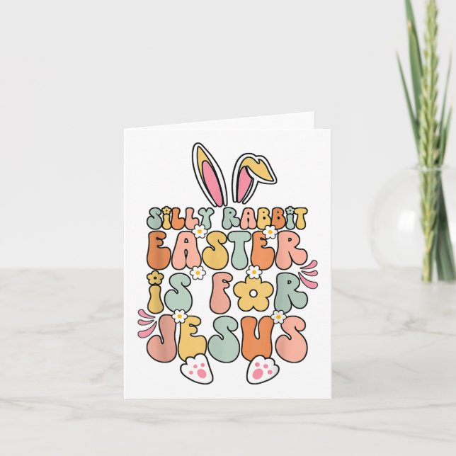 Just A Girl Who Loves Cats And Jesus Funny Animal  Card (Front)