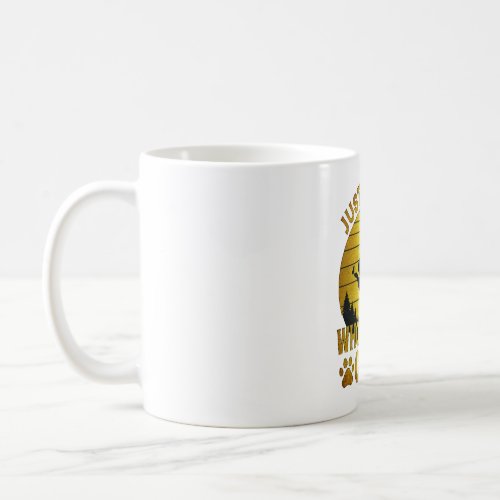 Just A Girl Who Loves Cats _ funny gold Cat Lover Coffee Mug