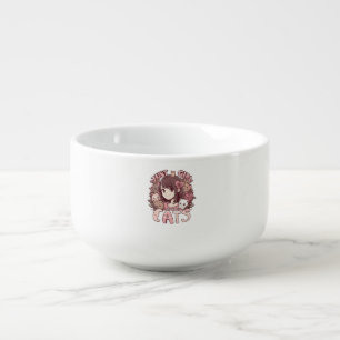 just a girl who loves cats soup mug