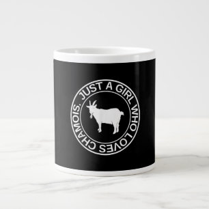 Just A Girl Who Loves Chamois Gift For Women Goat Giant Coffee Mug