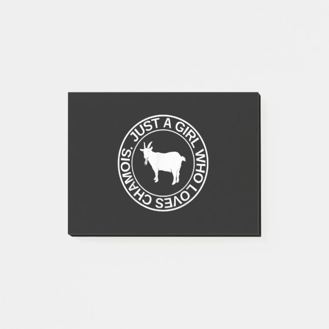 Just A Girl Who Loves Chamois Gift For Women Goat Post-it Notes (Front)
