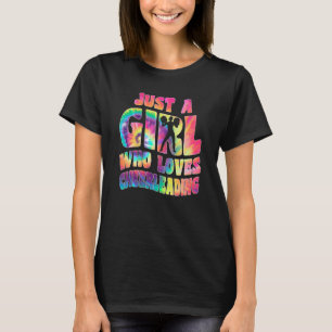 Just A Girl Who Loves Cheerleading Apparel Cheerle T-Shirt