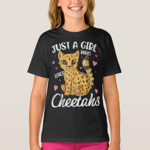 just a girl who loves cheetahs so much T-Shirt