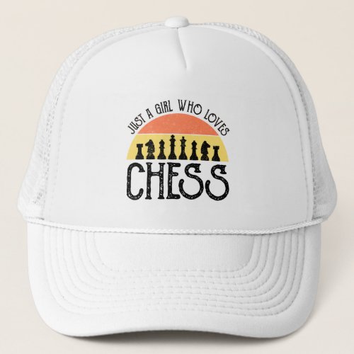 Just A Girl Who Loves Chess Trucker Hat