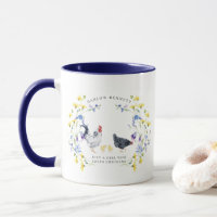 Just a Girl Who Loves Chickens | Monogram Mug