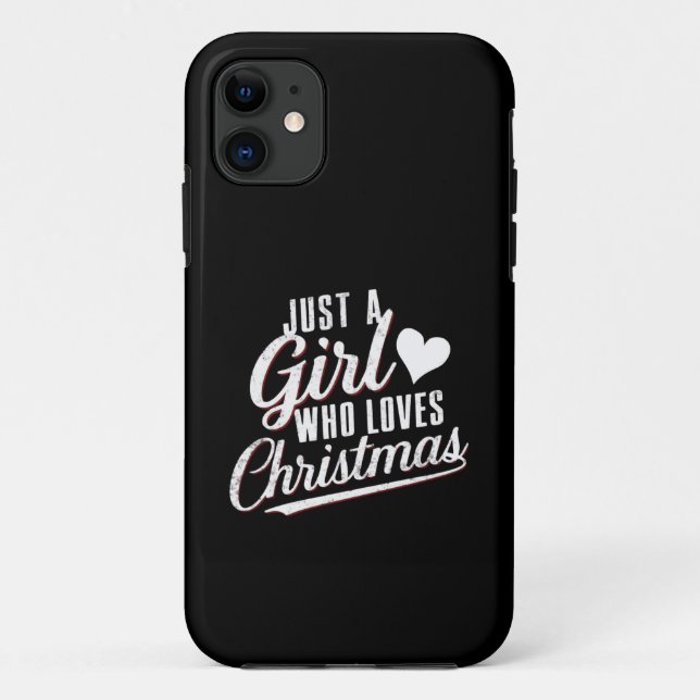 Just A girl Who Loves Christmas  Case-Mate iPhone Case (Back)