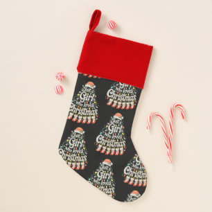 Just A Girl Who Loves Christmas Tree Xmas Holiday Stocking