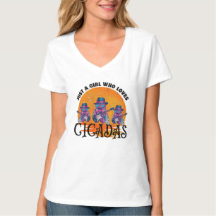 Just a Girl Who Loves Cicadas,cicadas 2024 T-Shirt