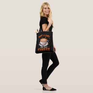 Just A Girl Who Loves Coffee Tote Bag
