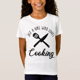 Just A Girl Who Loves Cooking T-Shirt