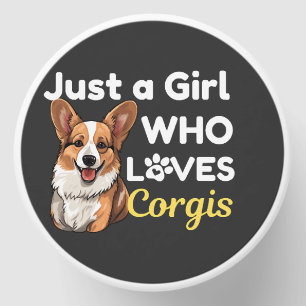 Just a Girl Who Loves Corgis Mini Candle Favors