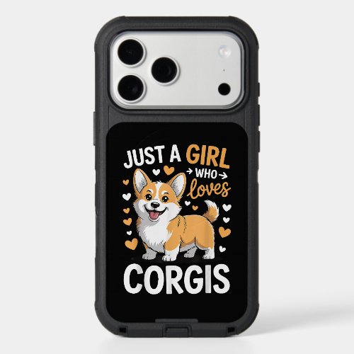 Just A Girl Who Loves Corgis iPhone 17 Pro Max Case