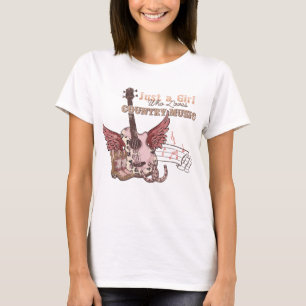 Just A Girl Who Loves Country Music T-Shirt