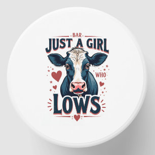 Just A Girl Who Loves Cows Vintage Neon Cow Lover Mini Candle Favors