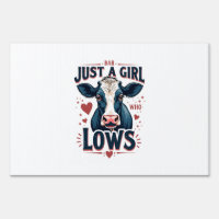 Just A Girl Who Loves Cows Vintage Neon Cow Lover