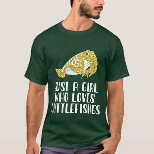 Just A Girl Who Loves Cuttlefishes T_Shirt