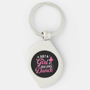 Just A Girl Who Loves Dance - Dancer Dancing Lover Keychain