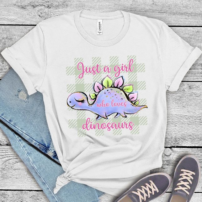 Just a Girl Who Loves Dinosaurs T-Shirt (Creator Uploaded)