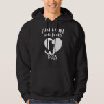 Just A Girl Who Loves Dogs Black Dog Cute White He Hoodie