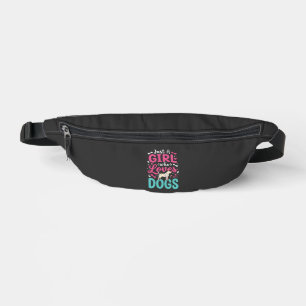 Just A Girl Who Loves Dogs Fanny Pack