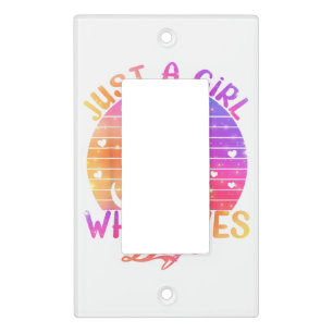 Just A Girl Who Loves Dogs Light Switch Cover