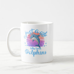 Just A Girl Who Loves Dolphins Costume For Girls L Coffee Mug
