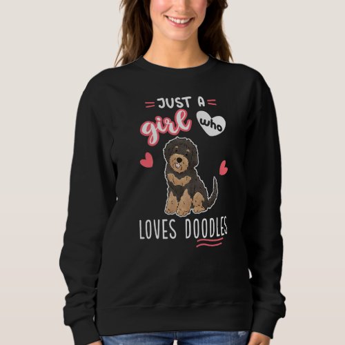 Just A Girl Who Loves Doodles Sweatshirt