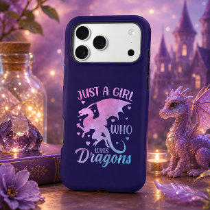  Just A Girl Who Loves Dragons - Fantasy Dragon iPhone 17 Pro Max Case