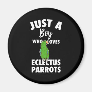 Just A Girl Who Loves Eclectus Parrot Magnet