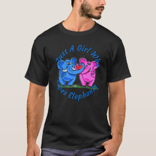 Just A Girl Who Loves Elephants T-Shirt
