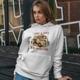 Just A Girl Who Loves Fall, Fall Vibe Thanksgiving Hoodie