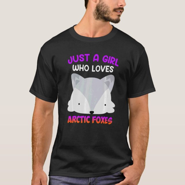 Just a girl who loves Foxes Fox children  2 T-Shirt (Front)