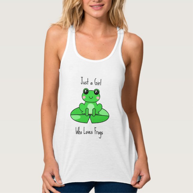 Just a Girl who Loves Friends Tank Top (Front)