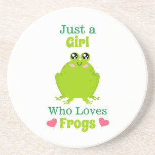 Just A Girl Who Loves Frogs Coaster