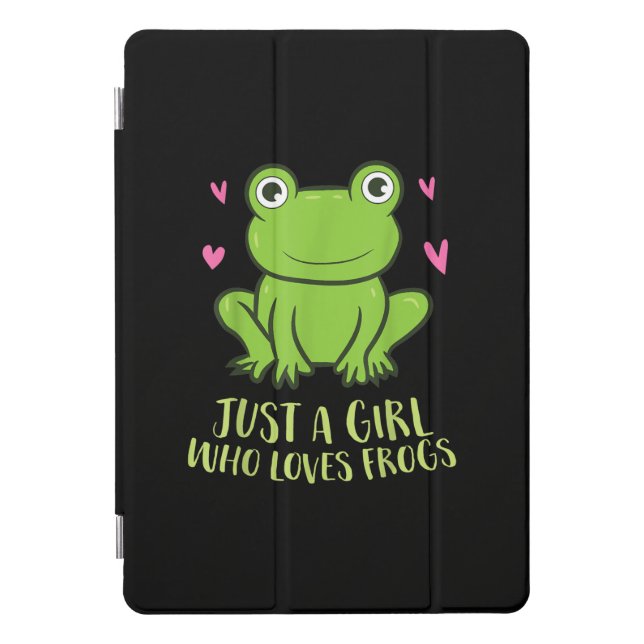 Just A Girl Who Loves Frogs | Cute Frog Girl Gifts iPad Pro Cover (Front)