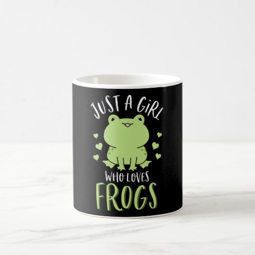 Just A Girl Who Loves Frogs Cute Frog Lover Gift Coffee Mug