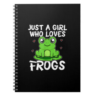 LIFE IS BETTER WITH FROGS Cute Notebook: for School & Play - Girls, Boys,  Kids. 8x10 (Paperback)