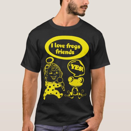 Just a girl who loves frogs Frog13 T_Shirt
