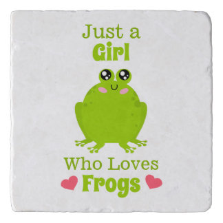 Just A Girl Who Loves Frogs Frog Lover Trivet