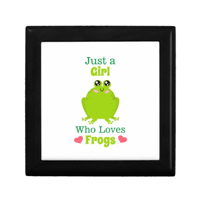 Just A Girl Who Loves Frogs Gift Box (Front)