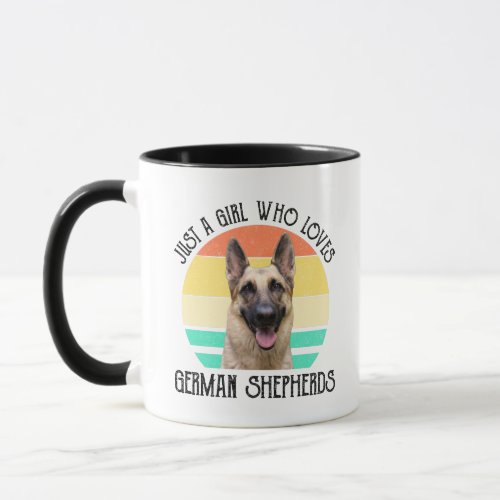 Just A Girl Who Loves German Shepherds Mug